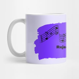 Reject Hustle Culture - Make Music (Violet) Mug